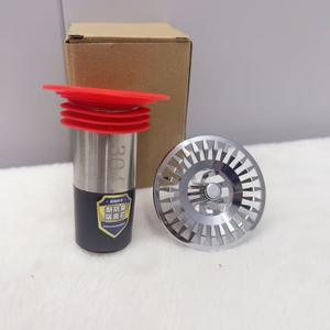 Núcleo de desagüe de piso de acero inoxidable 304, cilíndrico, antiolores, con filtro, para desagüe de baño - Product Image 1