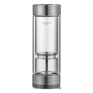 Tasse à thé en verre à double paroi avec filtre rotatif, séparateur d'eau et de thé, portable, pour homme, cadeau d'affaires - Product Image 2