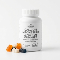 Permen Kunyah Kalsium Magnesium OEM Meningkatkan Imunitas, Mendukung Kesehatan Tulang dan Sendi, Mengandung Seng, Kolagen, dan Vitamin D3 Alami untuk Dewasa