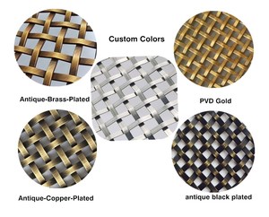 Grillage en fil d'aluminium galvanisé et acier inoxydable, prix direct usine Anping Chine, pour papier peint, clôture, décoration <span class=keywords><strong>de</strong></span> <span class=keywords><strong>plafond</strong></span> - Product Image 5