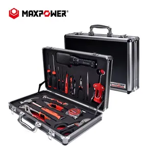 Maxpower 23pcs 일반 가정용 도구 수리 유지 보수 DIY 세트 플라스틱 도구 상자