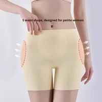 Commerce extérieur Vente à chaud transfrontalière Pantalon en soie antibactérien pour la mise en forme de la hanche Pantalon pour femmes Faux hanche Large rembourré Butt-Lifting