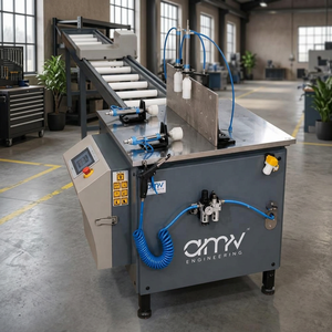 เครื่องตัดโปรไฟล์ UPVC และอลูมิเนียมอัตโนมัติเต็มรูปแบบ AMV ENGINEERING ทนทาน ใช้งานง่าย หัวเลื่อยเดี่ยว สำหรับประตูและหน้าต่าง - Product Image 3