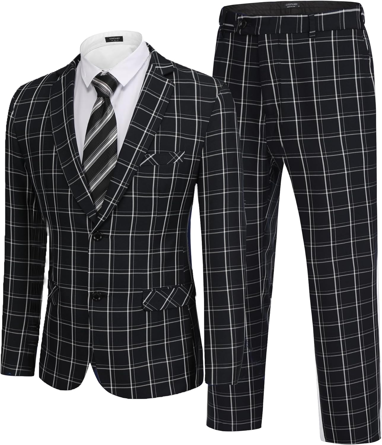 Black ( plaid )