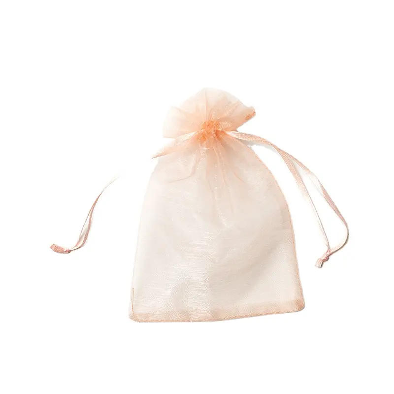 Transparente Lavendel Organza Schmuck tasche für Sachet Pouch Verpackung Geschenkt üte