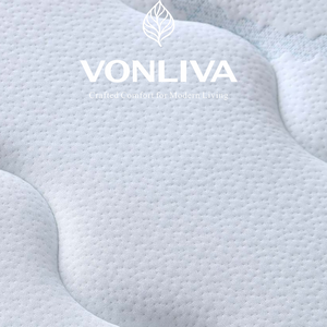 VONLIVA Muebles de Dormitorio Modernos para Hotel, Cama Dream Sleep con Colchón Enrollable de Espuma Viscoelástica, Espuma de Poliuretano y Resortes Encapsulados - Product Image 3