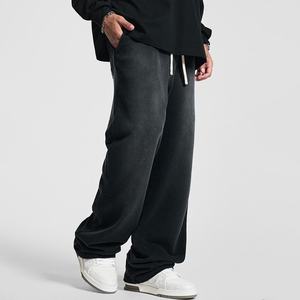 Midweight High Quality Breathable Casual Loose <strong>Drawstring</strong> Straight Streetwear Sweatpants Baggy <strong>Trousers</strong> Men - Product Image 2