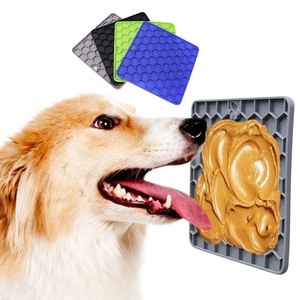 Venta caliente al por mayor de la fábrica de hueso diseño de succión de silicona fuertes lento, <span class=keywords><strong>perro</strong></span>, alimentador del lamer Pad - Product Image 2