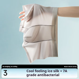 Bóxers sin Costuras de Seda de Hielo al Por Mayor de Gran Venta Cómodos Transpirables de Secado Rápido Antibacterianos Ecológicos y Antiestáticos - Product Image 3