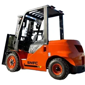 Truk Forklift Diesel 3 Ton Carretilla Elevadora FD30 dengan mesin Jepang maksimum ketinggian angkat 3000mm untuk pabrik