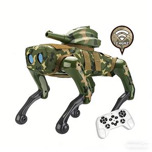 Robot Perro Cuadrúpedo RC con IA de 2.4Ghz, Camuflaje, Interactivo, con Música y Baile, Diseño Moderno, Programación IA, Juguete Robot - Product Image 1