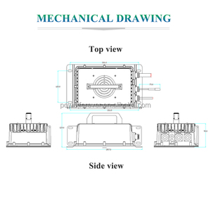2000W <b>72V</b> 24V 36V 48V 84V Lithium Waterproof On-Board Charger 12A 15A 20A 25A 35A CC CV with M23 Connector for Forklifts - Product Image 5