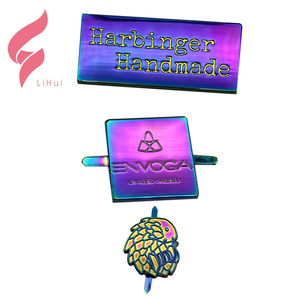 Etiqueta con logotipo de <span class=keywords><strong>Metal</strong></span> personalizado para bolsos, accesorios para hacer Hardware para bolsos de diseñador, placa de grabado de <span class=keywords><strong>Metal</strong></span>, piezas especiales para bolsos, accesorios - Product Image 3