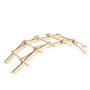 Modelo de Puente de Bile T-M236 Hecho a Mano, Juguete Educativo de Madera para Ensamblar, Relacionado con la Física - Product Image 1