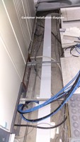 Goulotte carrée en PVC avec raccords de connexion complets, montage en surface pour câblage mural résidentiel, ignifuge, extra-épais