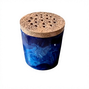Nuevo y Moderno Quemador de Incienso de Sándalo y Resina Epoxi, Ecológico y Duradero, Hecho a Mano, Artístico, Mubkhar, para Hogares de Lujo - Product Image 1