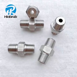 מחברי צנרת הידראוליים עמידים בפני קורוזיה, נירוסטה 316/304 בקוטר משתנה, חיבור NPT בלחץ גבוה, תוצרת JIC - Product Image 3