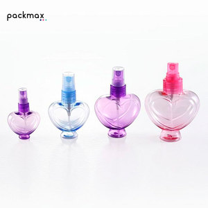 Botellas de Spray de Plástico Cosméticas en Forma de Corazón de 25 ml, 50 ml, 80 ml, 120 ml, Botellas de Plástico, Botellas de Perfume - Product Image 5