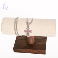 Collier ras de cou unisexe en chaîne fine avec pendentif croix en strass baguette plaqué or 18 carats, style hip-hop, cadeau de bijoux