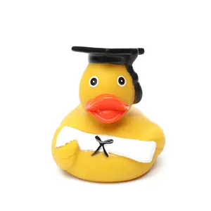 Wholesale Funny Squeeze Yellow Bulk Rubber Duck Toys Kids Shower Swimming Bath Toy Sound Floating Ducks BBT043