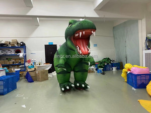 <span class=keywords><strong>Costume</strong></span> <span class=keywords><strong>gonfiabile</strong></span> del dinosauro <span class=keywords><strong>gonfiabile</strong></span> che cammina verde per la prestazione di evento - Product Image 3