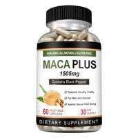 Extrait de Maca OEM pour la santé corporelle, capsules de Maca pour la force, bienfaits, marque privée