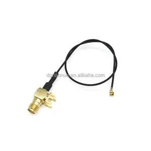 SMA góc bên phải rg113 cáp đồng trục PCB gắn 1.13mm (RP) SMA nữ để IPEX/U. FL RF Adapter Cáp