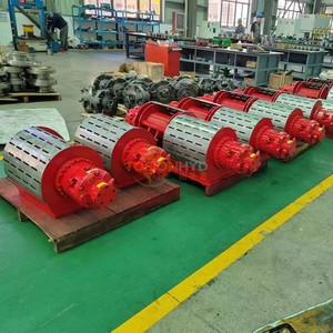 Kustom 20000 Lbs hidrolik <span class=keywords><strong>Winch</strong></span> untuk truk perahu terbuat dari kawat baja tali dengan 3 titik rintangan listrik - Product Image 3