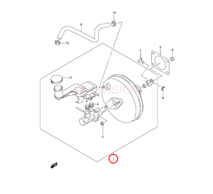 Nicegoods 51000-56K00-000 Maître-<span class=keywords><strong>cylindre</strong></span> de frein avec ensemble de servo-frein (MT) OEM pour SUZUKI SX4 Pompe de frein - Product Image 2