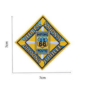Badge brodé personnalisable Route 66 américaine <span class=keywords><strong>Harley</strong></span> Davidson pour vêtements, sac à dos, décoration de poitrine - Product Image 6