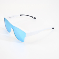 Nouvelles Lunettes de Sport Tendance 2025 – Lunettes de Soleil Sportives Surdimensionnées à Verres Miroir Polarisés pour Hommes et Femmes – Monture TR90 pour Course en Extérieur