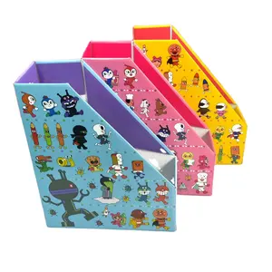 A4 Magazine Holder File Organizer Foldable File Rack File Folder Organizer Book Stand for Office Home School