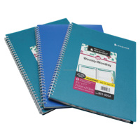 Vente en gros de plastique PP imprimé sur mesure étanche A4 A5 spirale planificateur quotidien carnet de notes hebdomadaire et mensuel Agenda budgétaire non daté