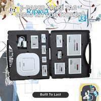 Étiquette de rayon électronique, étiquette de prix en papier électronique, matériau ABS, 40x36x10CM, fréquence 2,4 GHz, kit de démonstration DJ-WPKIT036 pour supermarché