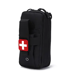 Pochette médicale tactique MU Trousse de premiers soins pour l'extérieur Pochette IFAK Trauma Hunting Emergency Survival Bag Men Tool Pack