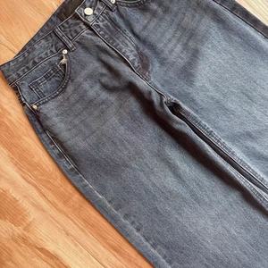 Fabricant de denim 2025 personnalise les jeans droits rétro délavés pour hommes - Denim de haute qualité - Product Image 5