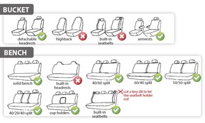 Funda de Asiento Universal de Poliéster para Automóvil - Product Image 2