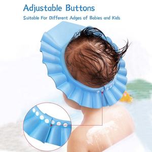Bonnet de douche et de lavage de cheveux pour bébé, réglable, 3 pièces, imperméable, avec protection des oreilles pour enfants, en matériau EVA - Product Image 5