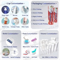 Vente en gros de dentifrice antibactérien sans fluorure personnalisé sans fluorure pour renforcer une haleine fraîche Fabricant de dentifrice antibactérien