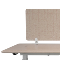 Écran de bureau insonorisant en polyester avec impression UV PET écologique, certifié OEKO-TEX Standard 100