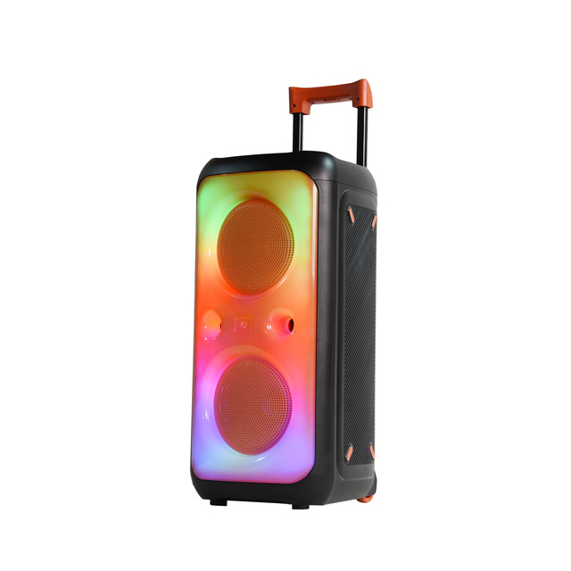 Hot sale 12-Inch Portable Party Speaker Heavy Bass Wireless Trolley Sound Box Outdoor Sound System