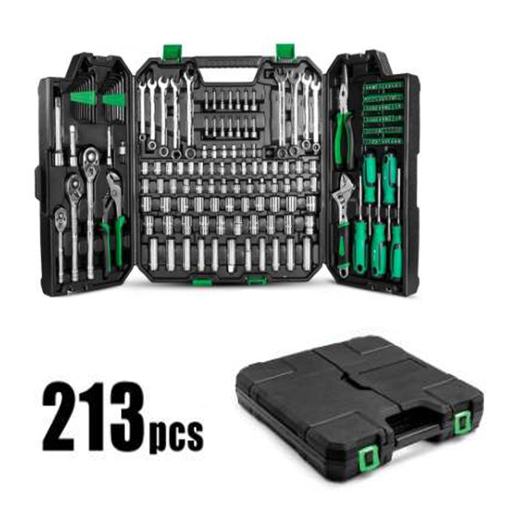 171 pcs auto repair  tool set sockets  Ratchet Wrench with Sockets Kit Set in Storage Case  for  auto repair