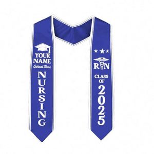 Ensemble de Stoles de Remise de Diplôme Personnalisées pour la Promotion 2025 - Écharpe et Accessoires de Robe de Cérémonie Personnalisés pour le Remise des Diplômes - Product Image 3