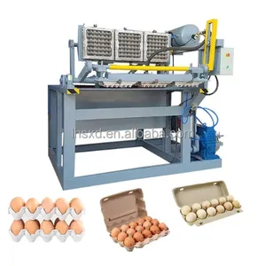 Máquina para fabricar bandejas de huevos completamente automática, máquina formadora de bandejas de papel, bandeja de huevos de pulpa de papel, máquina moldeadora de cartón de huevos