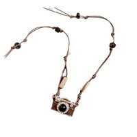 Nouveau Design Mini Collier Caméra Cachée en Acier Inoxydable
