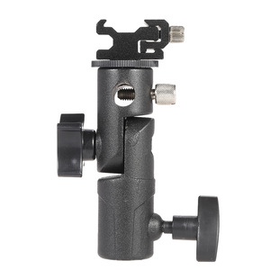 Support flash Kaiyitong E-Type en métal, fixation par griffe, en alliage d'aluminium, accessoire pour support d'éclairage photographique - Product Image 2