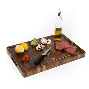 High Quality Natural Kitchen Free Custom Food Grade Large Acacia Wooden Cutting Board