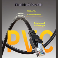 Cable de Conexión RJ45 Cat6 UTP de 1m 3m 5m, Fabricado en China, Conductor de Aluminio Sólido, Cable de Extensión Ethernet para Computadora, Cables de Comunicación LAN