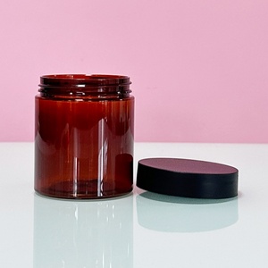 60ml 80ml 100ml 120ml Cosmetic Plastic Empty Hair <b>Scrub</b> Body Butter Jars 4oz Cream Jar clear Plastic PET Containers - Product Image 5