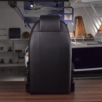 Allshine Rabattpreis Marine-Fischerboot-Deckssitz Schwarz Fabrikgefertigt Hochlehner Vinyl UV-Beständig OEM Akzeptiert Hergestellt in China